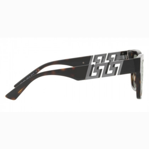 NEW VERSACE SUNGLASSES VE4421F  108/V8 MOD VE4421F HAVANA GREEN  VERSACE VE4421 - Picture 6 of 7